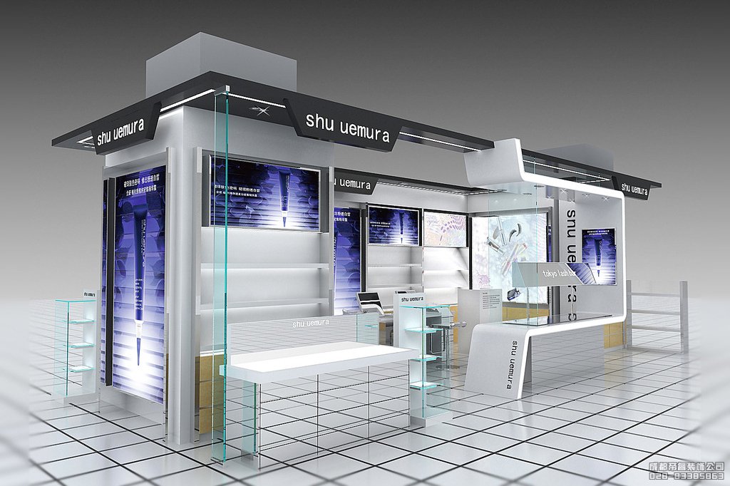 商場化妝品店專柜怎樣設計才好呢？