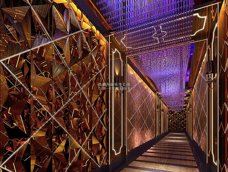 四款潮流ktv娛樂會所裝修吊頂效果圖