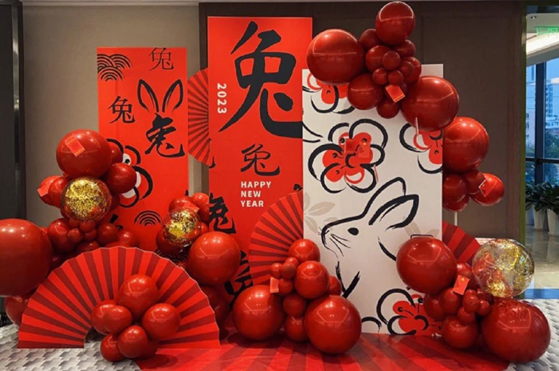 公司年會(huì)現(xiàn)場接待布置參考圖片（二）